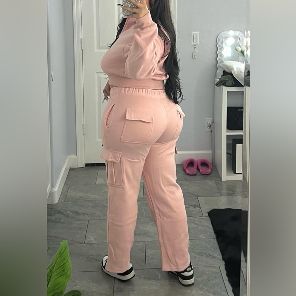 Stylish Pink Women's two piece